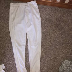 White Adidas Joggers